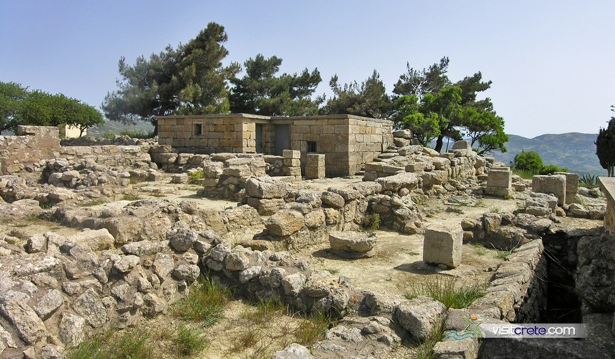 Archaeological Site Of Vathypetro Archanes Crete